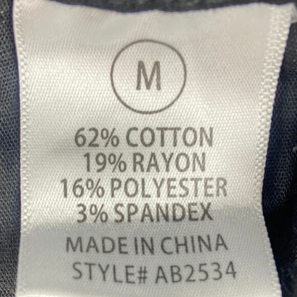 Fashion Nova Black Denim High Rise Distressed Frayed Raw Hem Jean Shorts Size M - Picture 4 of 4